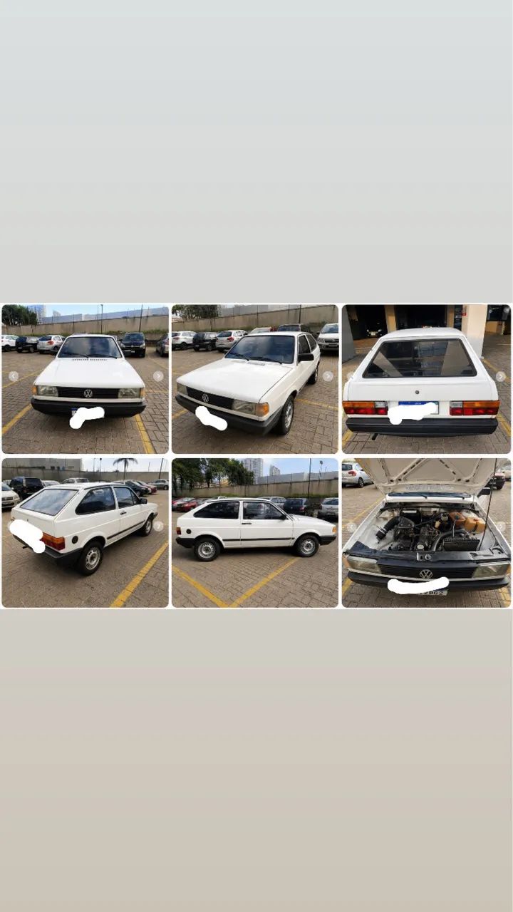 Volkswagen Gol Geração I GL 1.6 2P 1992