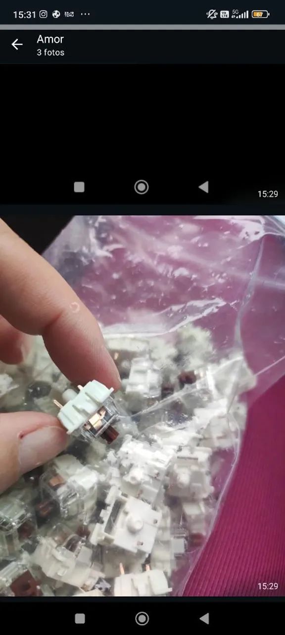 Switch mecânico Gateron 110 peças  - Foto 3