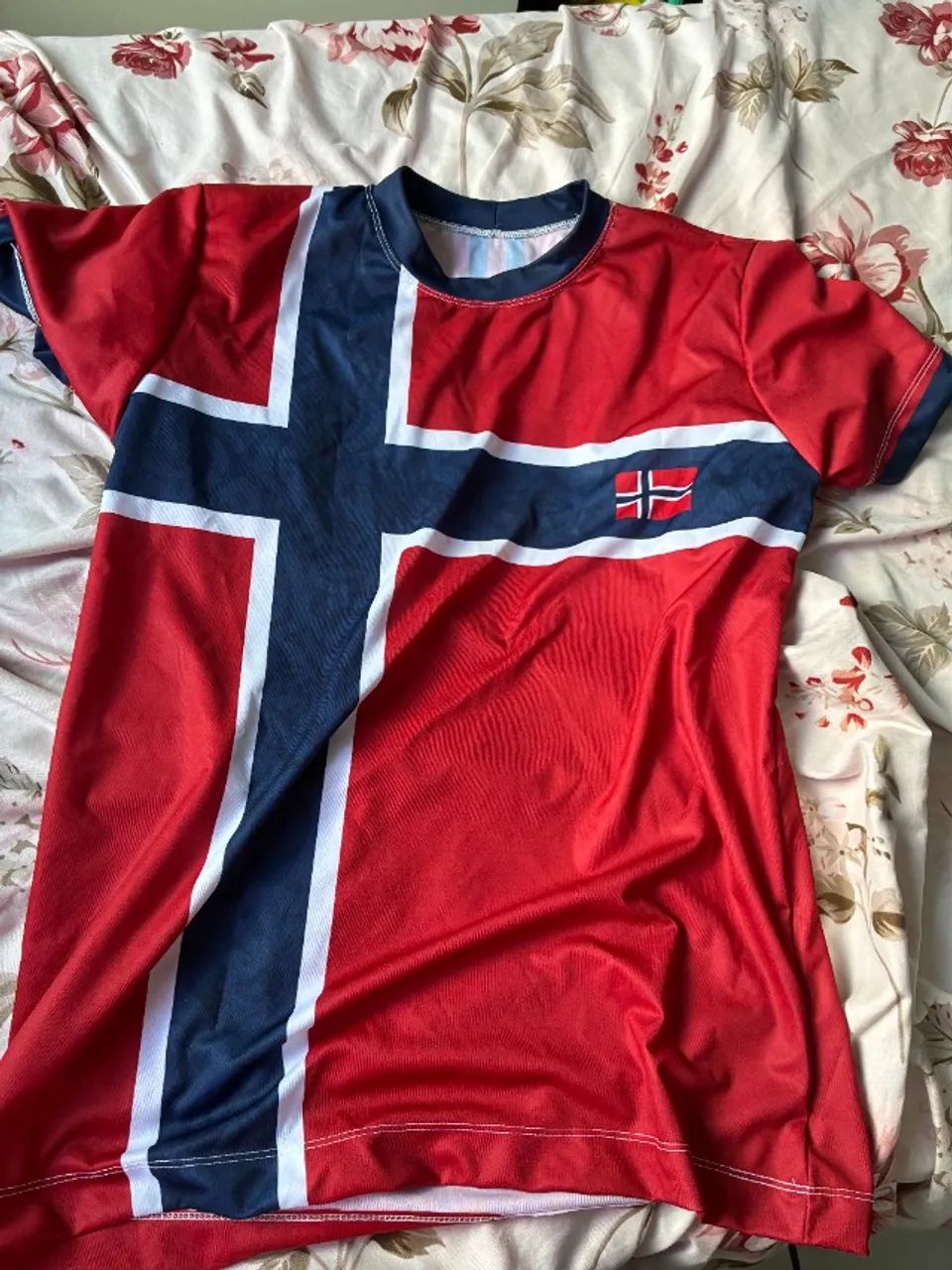 camiseta da noruega feminina 