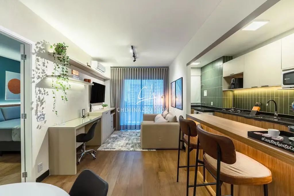 Apartamento para alugar em Campinas, Cambuí, com 1 quarto, com 53 m², Habitat