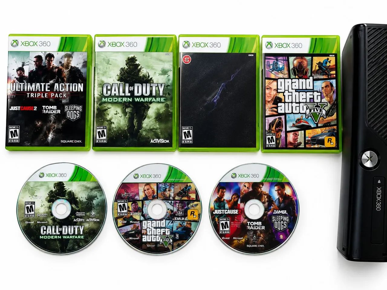 XBOX 360 COM JOGOS E CONTROLE  - Foto 5