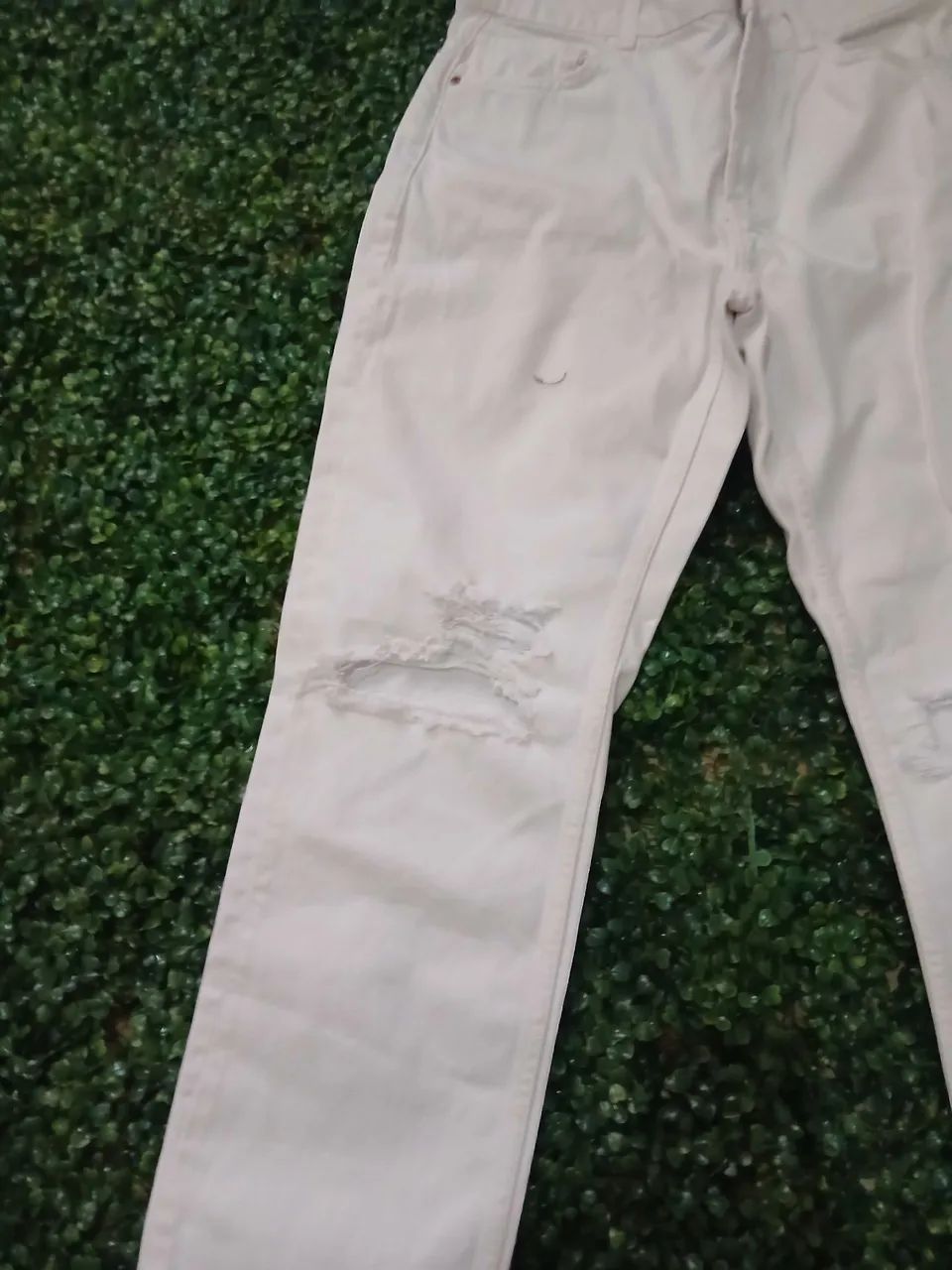 Calça Zara jeans reta (straight leg) - Foto 4