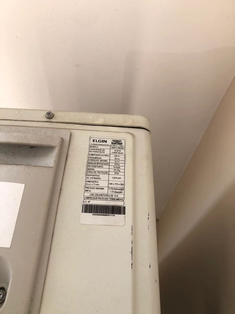 Ar condicionado Elgin 12.000 btu - Foto 3