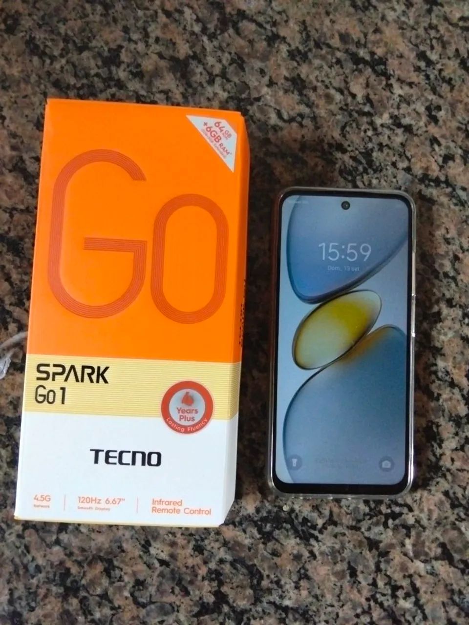Celular Tecno Spark Go 1s 64GB/3GB+3GB - Foto 2