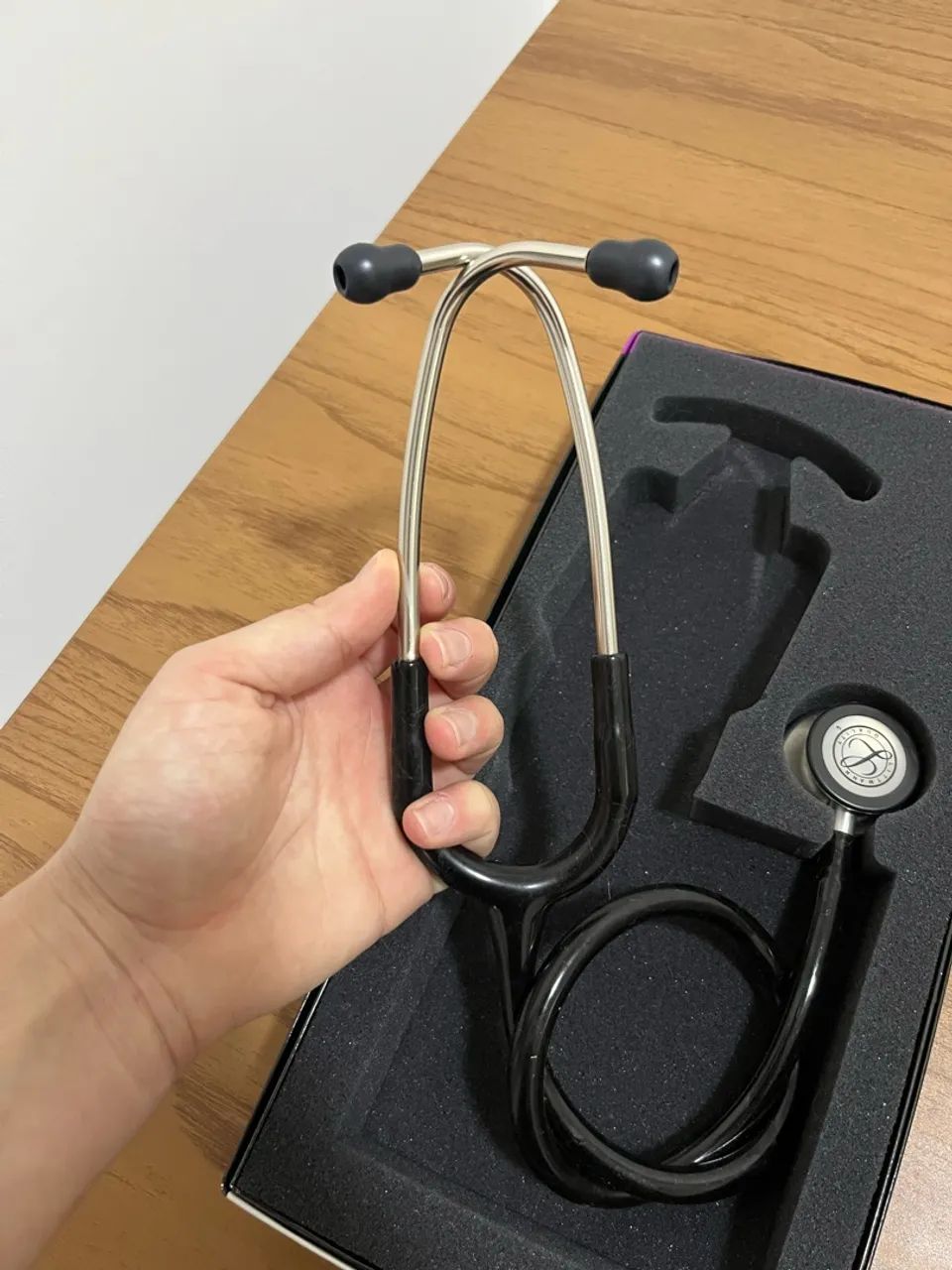 Estetoscópio Littmann Classic III Preto Original - Foto 3