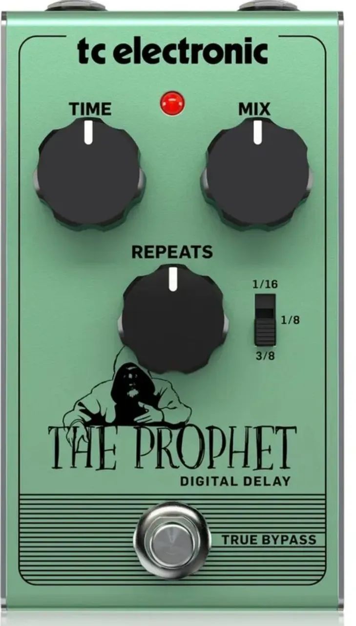 Pedais de guitarra compressor e deley 