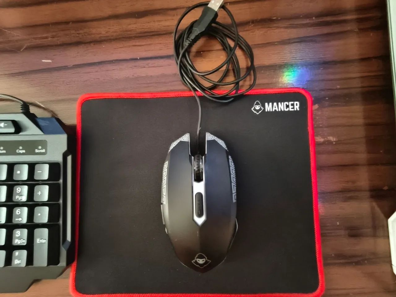 Kit Gamer Teclado, Mouse e Mousepad Mancer Orc