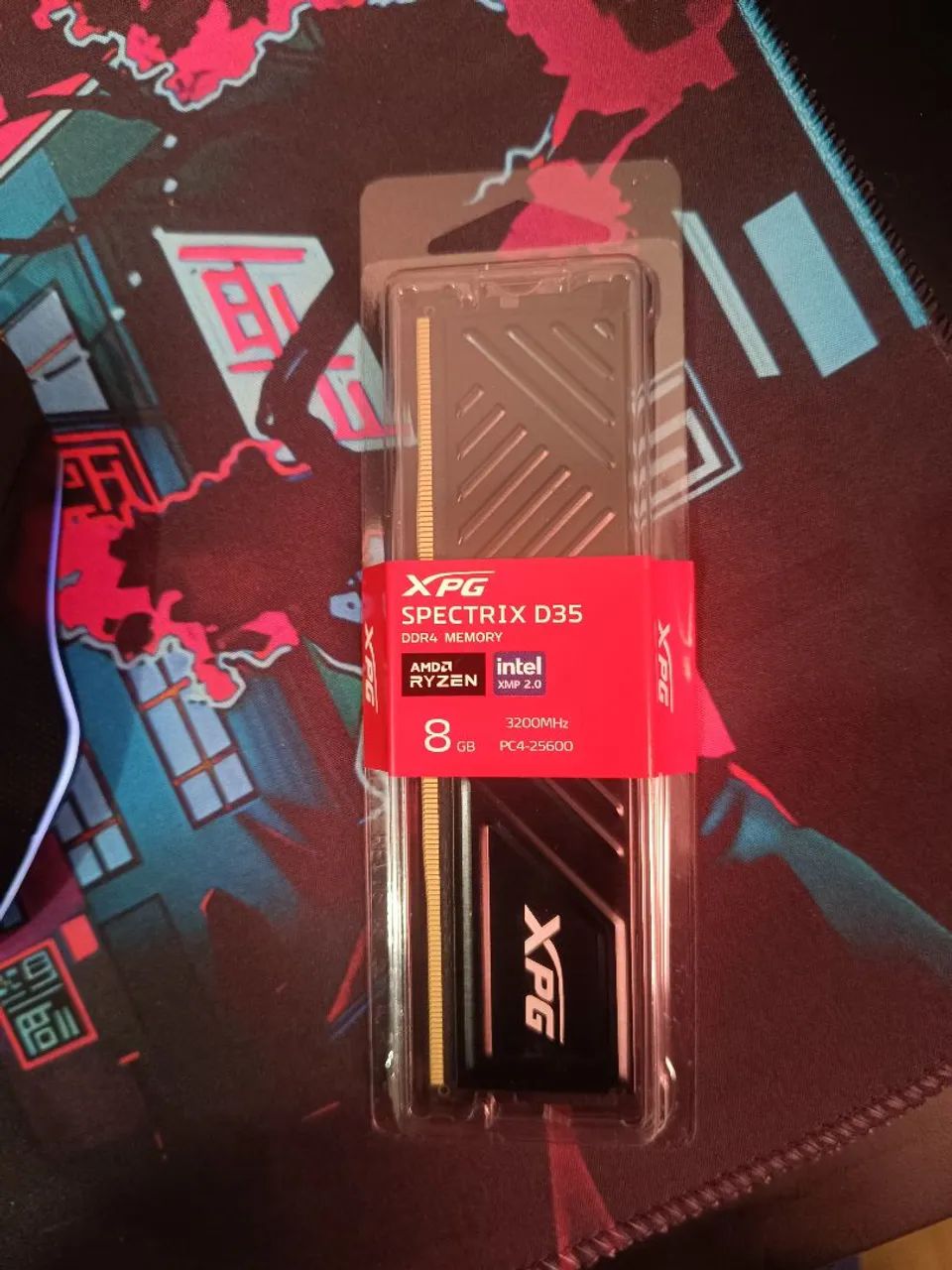 Memória ram ddr4 8gb xpg lacrada, NF e garantia