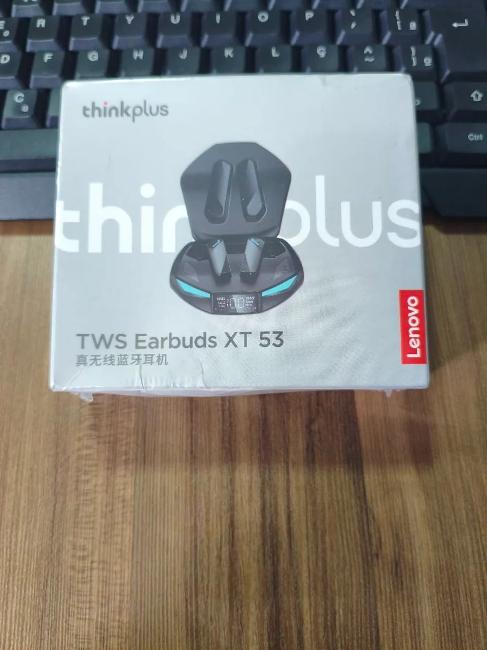 Fone Bluetooth Lenovo XT53 Gamer Original (Com Visor LED) - Lacrado