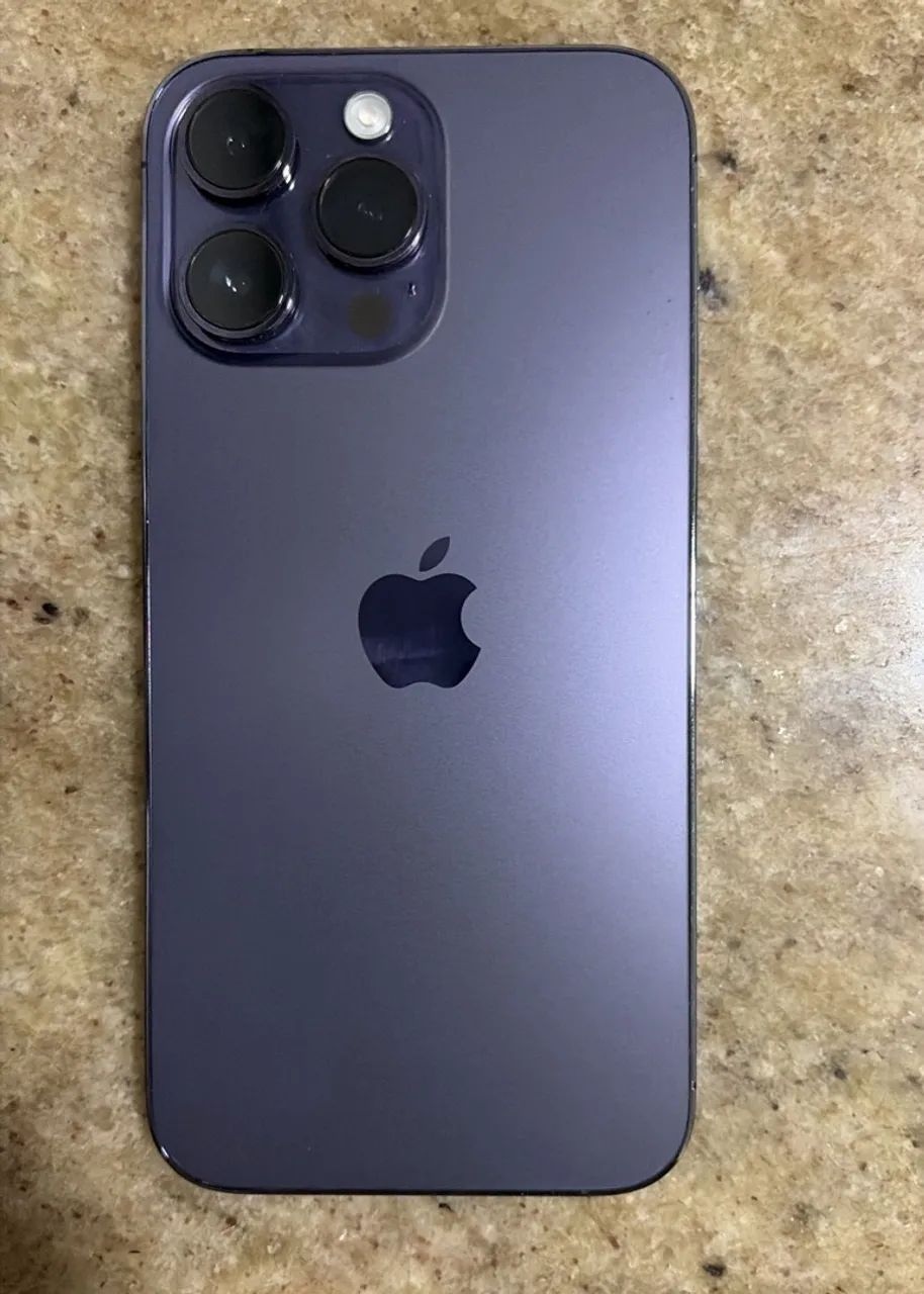 Iphone 14 pro max 128gb com caixa e sem marcas