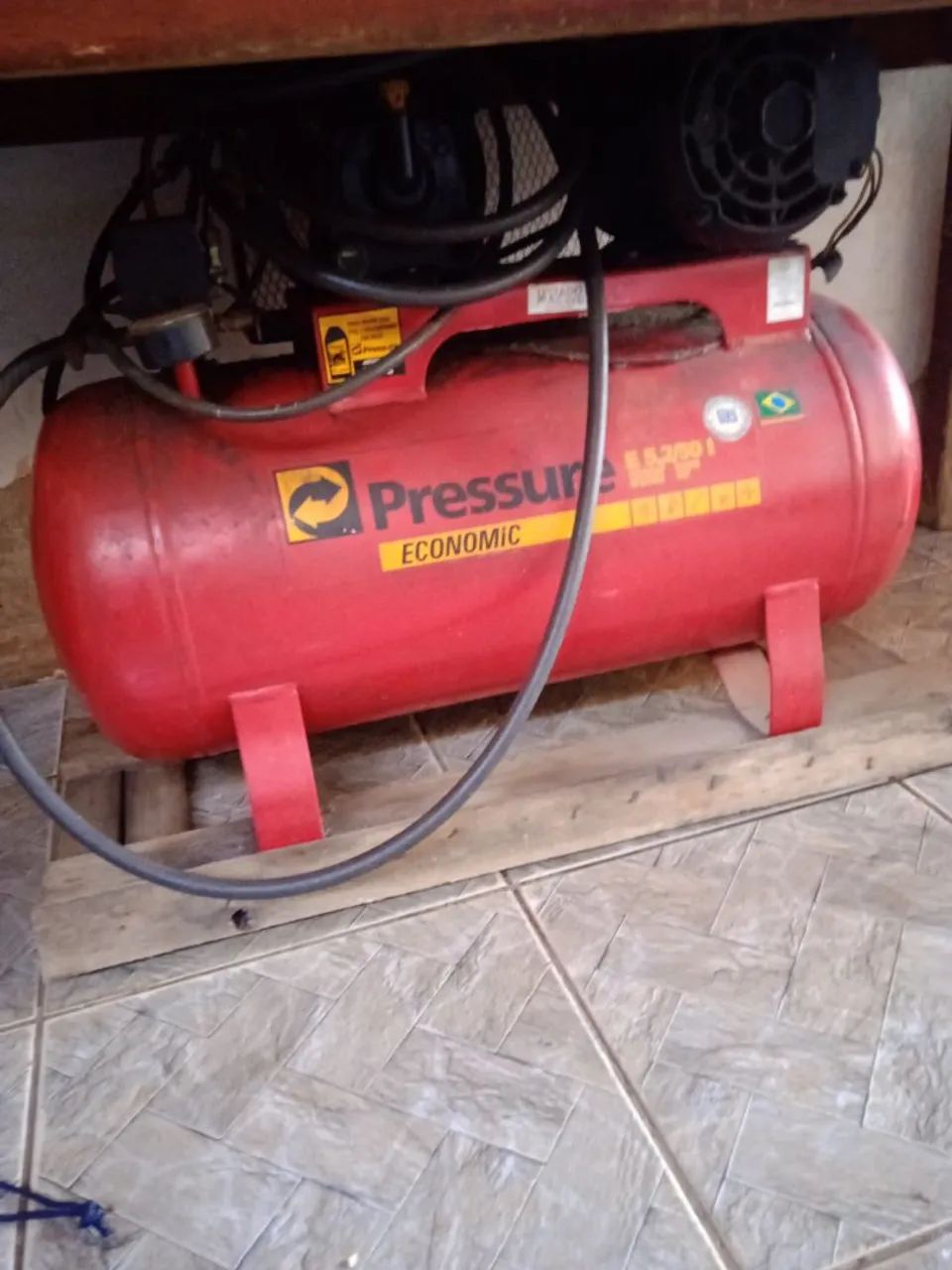 Compressor de Ar Pressure 50 L - 1 HP - Funcionando Perfeitamente - Foto 4
