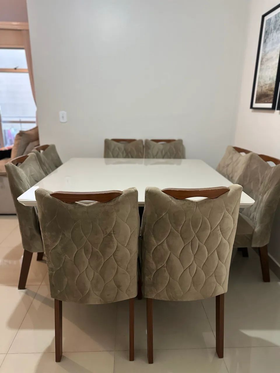 Mesa com 8 cadeiras  - Foto 3