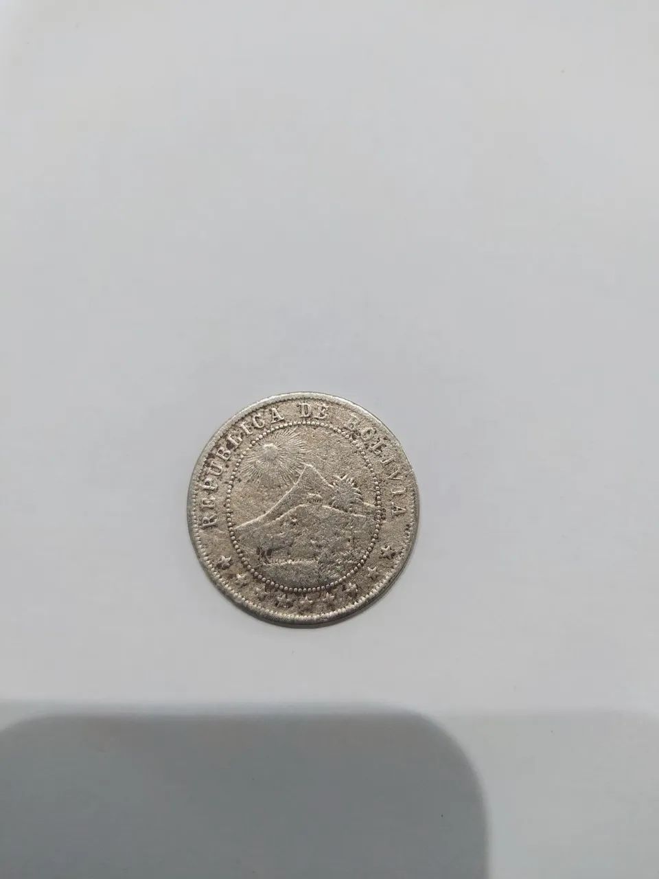 Moeda de 1902 da Bolívia  - Foto 2