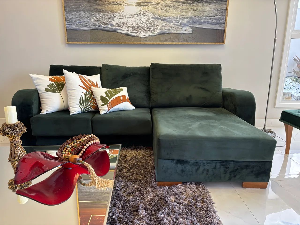 Sofá com chaise  - Foto 2