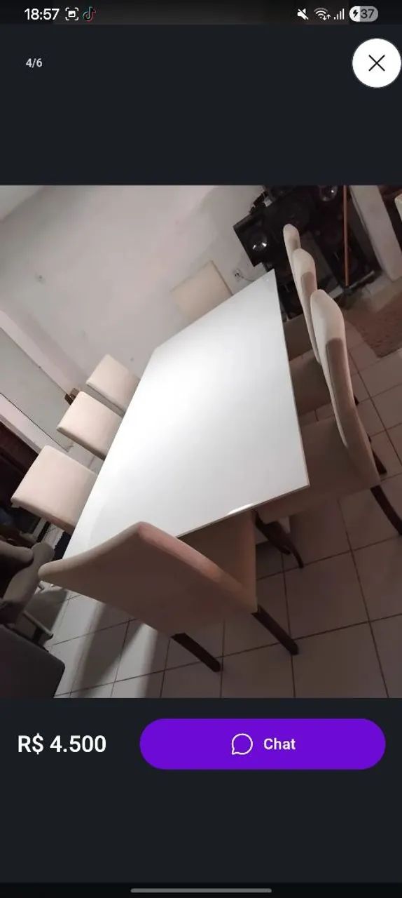 Mesa com 8 Cadeiras - Foto 3