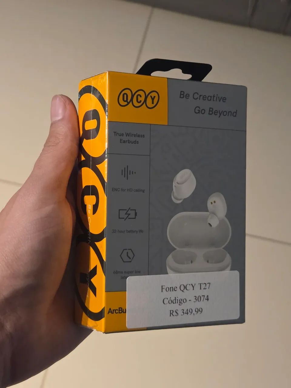 Fone Bluetooth QCY T27 Original - Lacrado