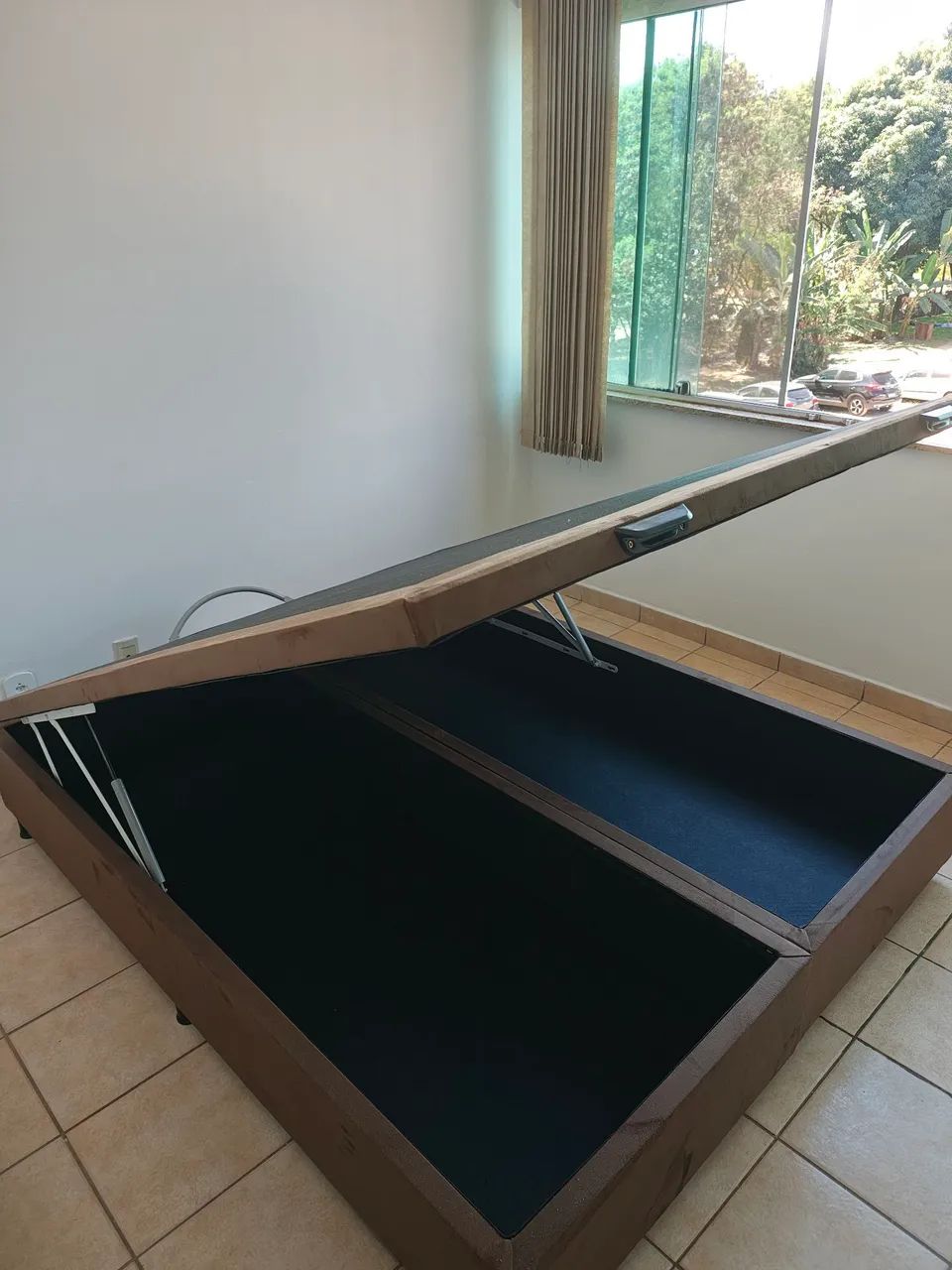 Cama Box Baú Queen + Colchão Americanflex - Foto 4