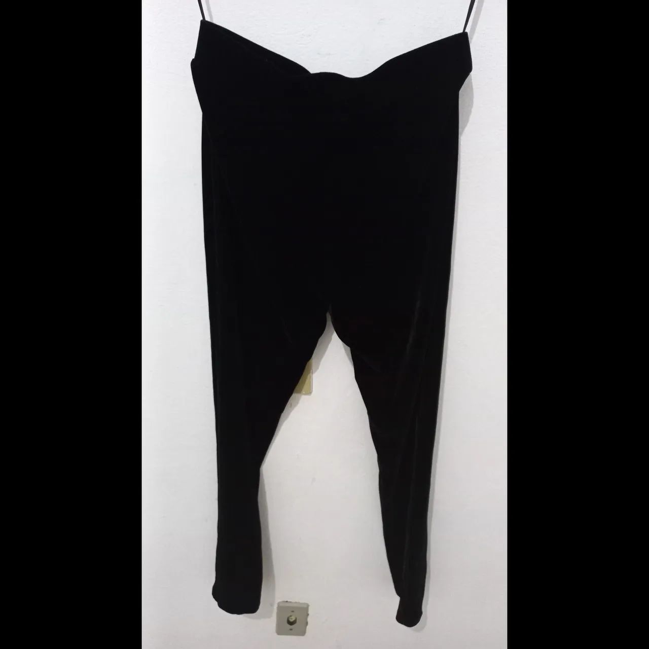 Calça de Legging Veludo Preta - Foto 3