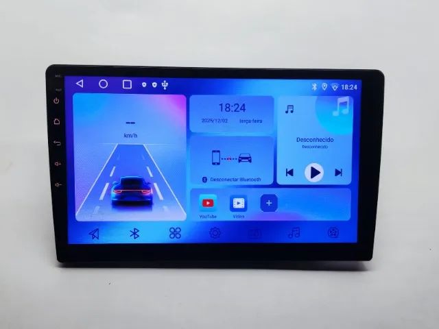 Multimídia Android 10 polegadas 2din 4gb Ram GPS Carplay - Foto 4