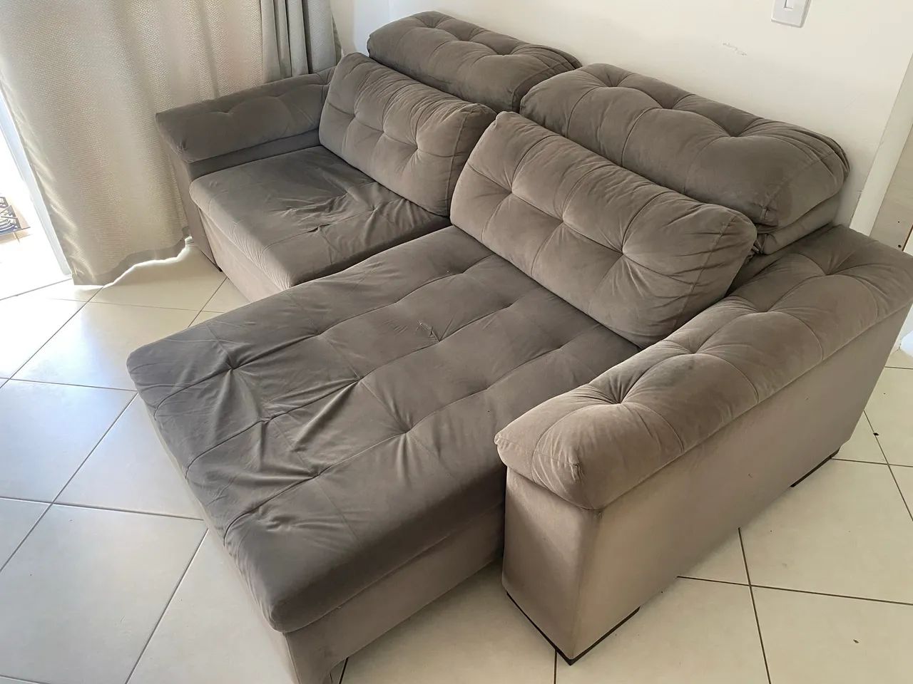 Sofá retrátil 2,40m BARATO!!! - Foto 4