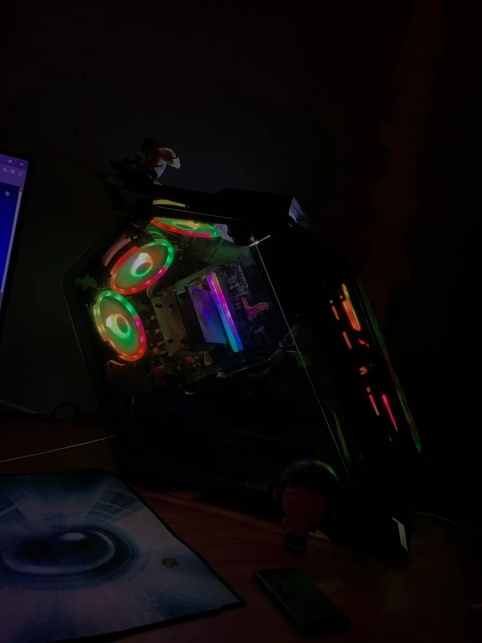 Gabinete Gamer + 6 fans rgb rainbow  - Foto 2