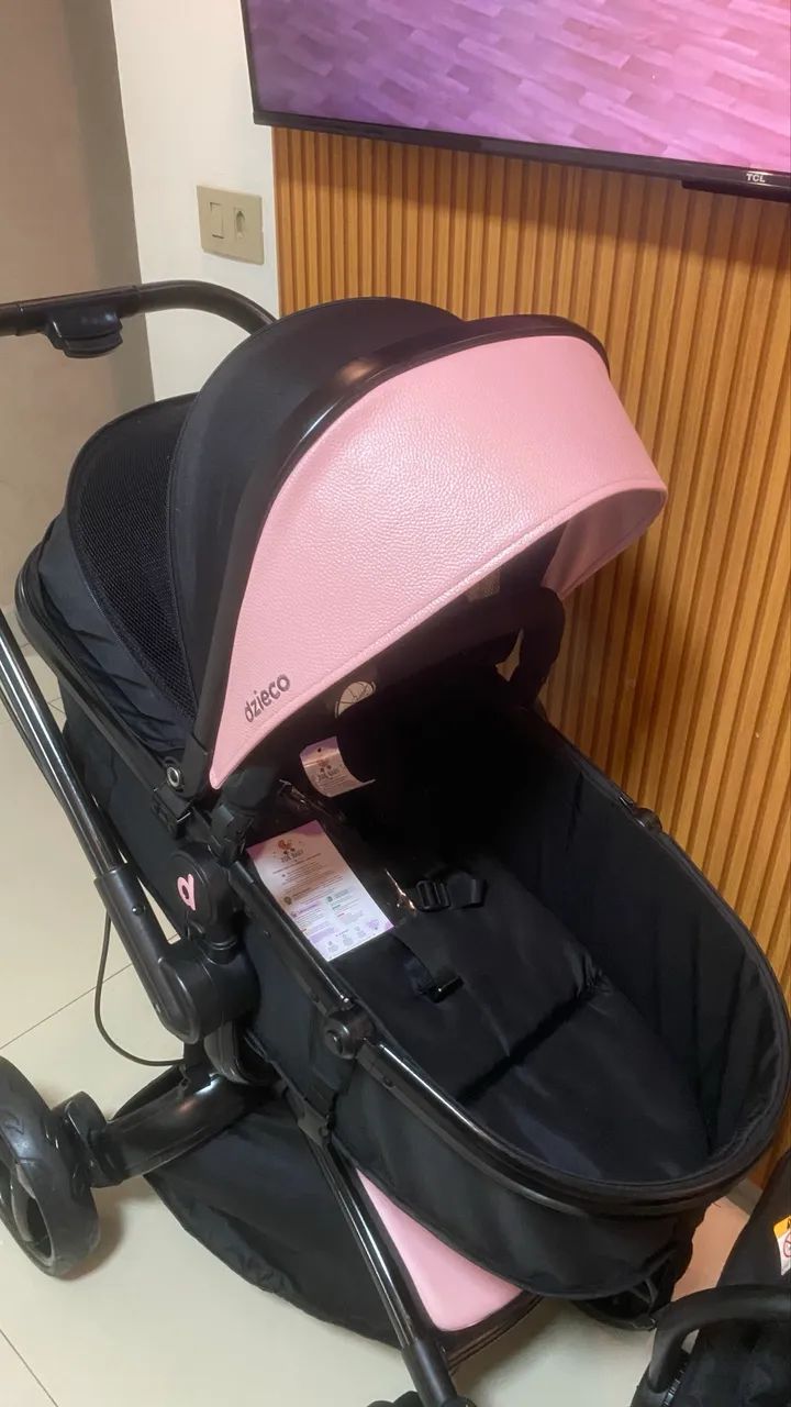 Carrinho de bebê menina Vulkan Dzieco  - Foto 2