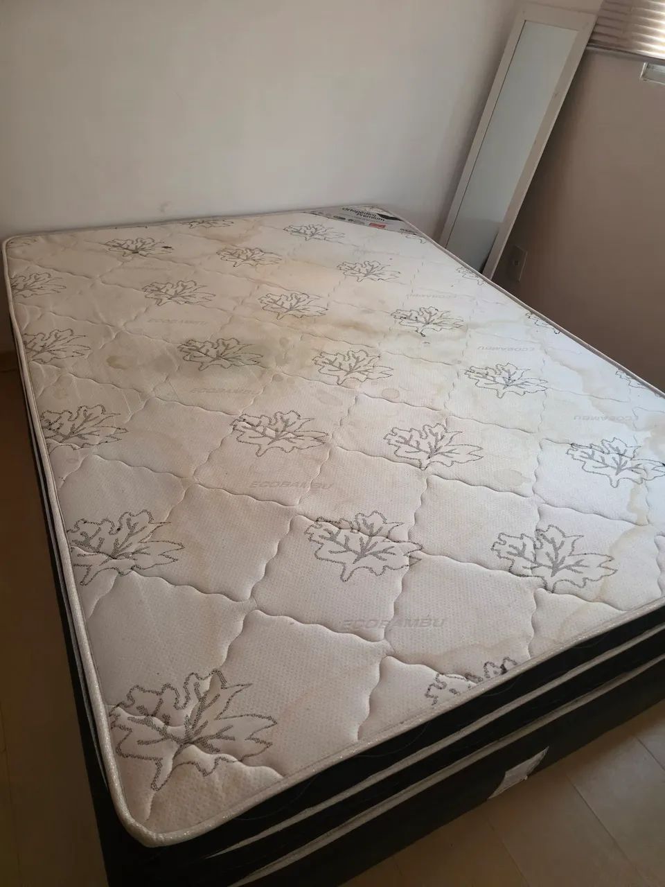 Cama box casal ortopédico Ortobom