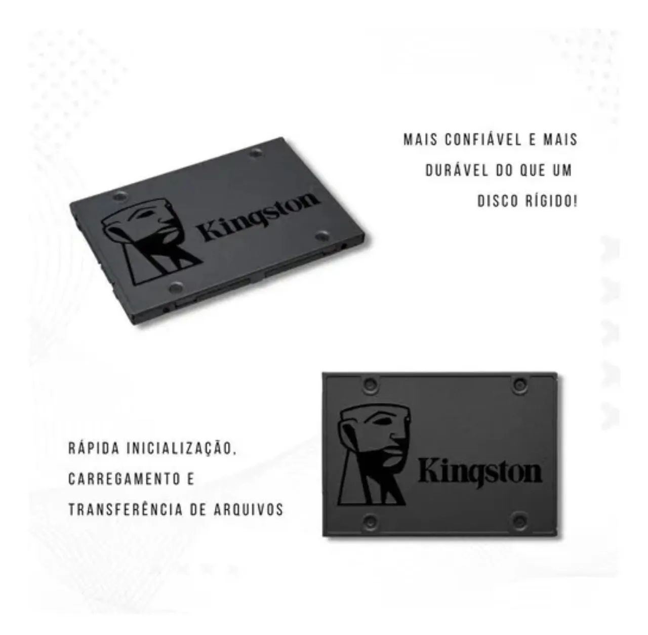 Kingston Ssd 10x Mais Rápido 480gb - Foto 2