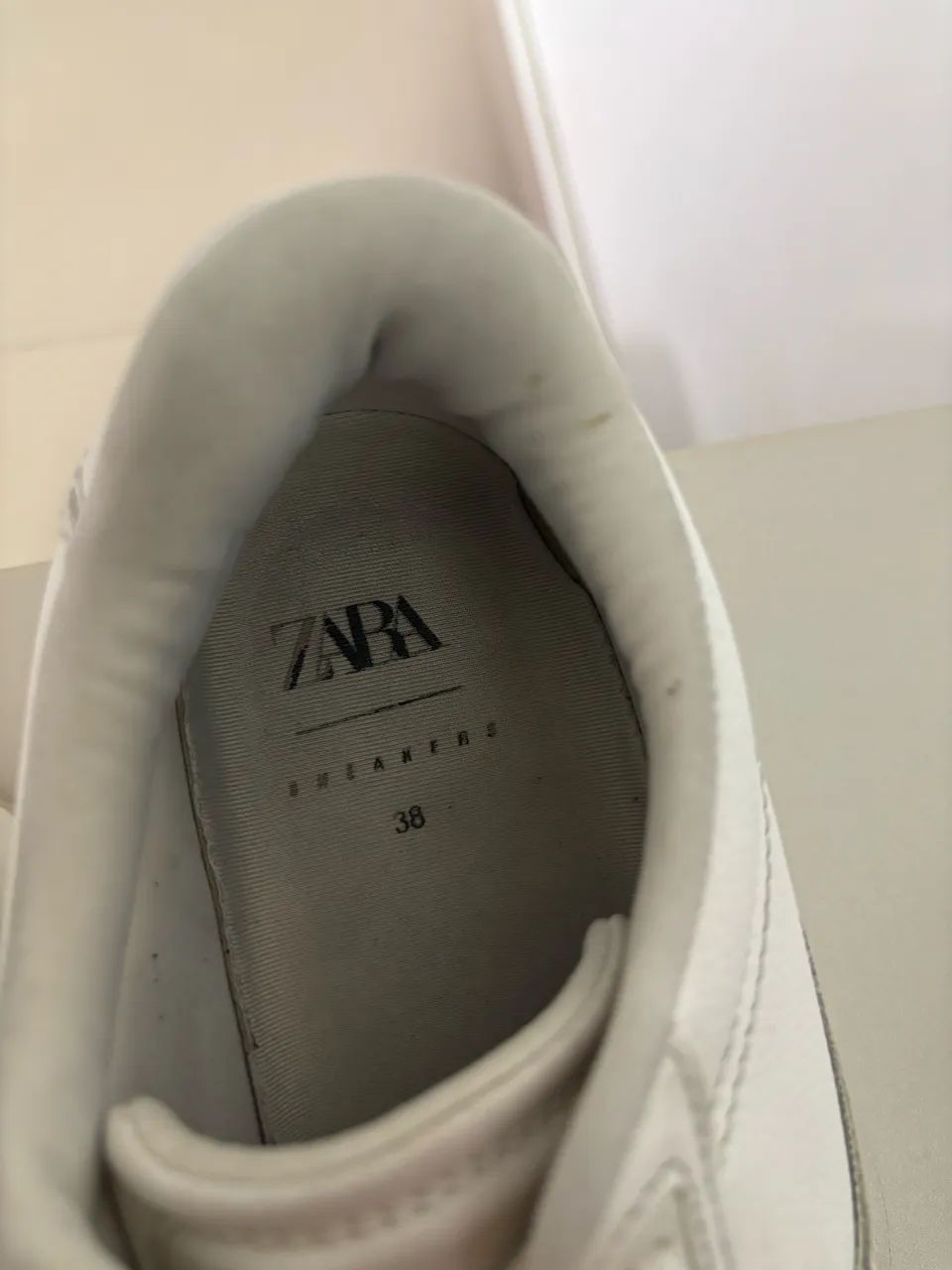 Tênis Zara Branco 36 - Foto 2