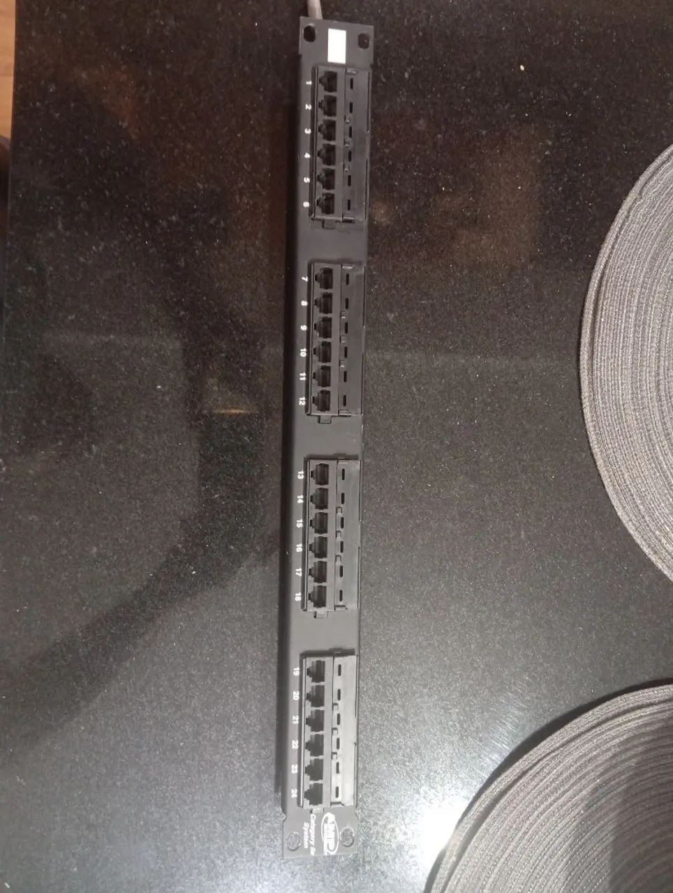 Patch Painel AMP Cat 5e - 24 portas - Foto 2
