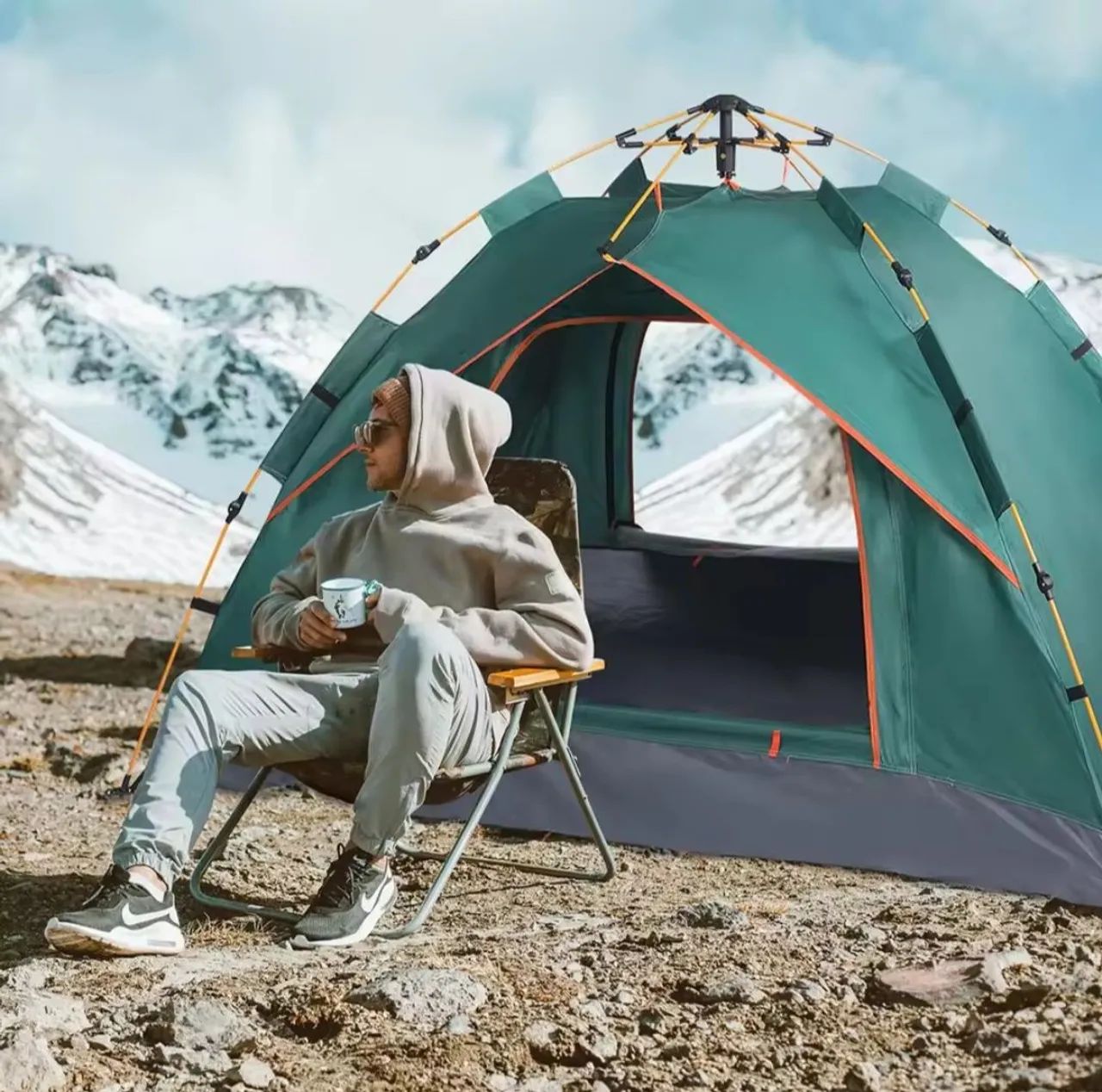 Barraca de acampamento impermeável  - Foto 3