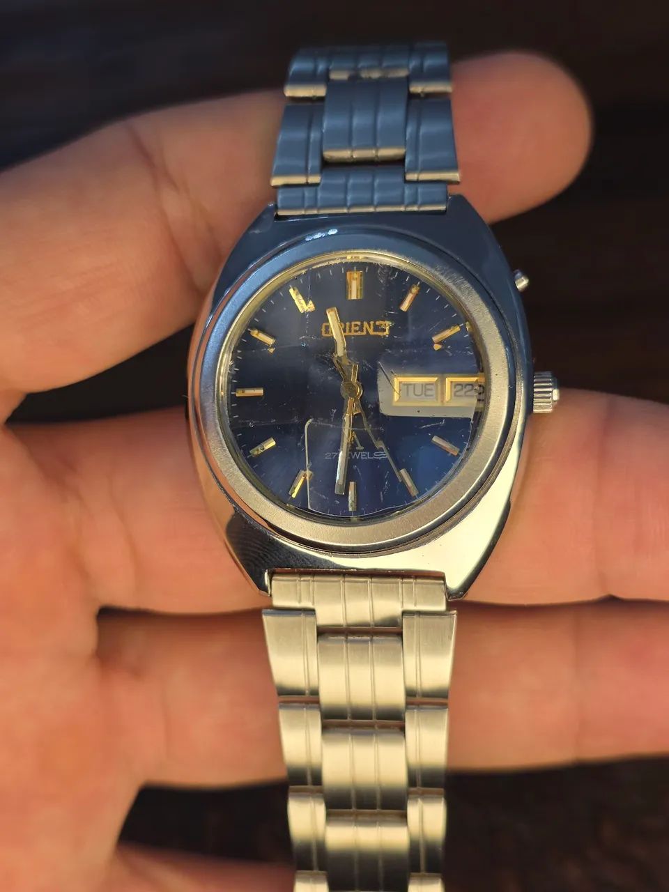 Orient Chrono Ace (CA) década de 70 impecável 