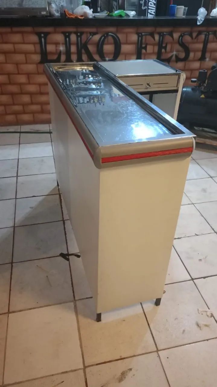 Balca para comércio com caixa registradora e chave  - Foto 2