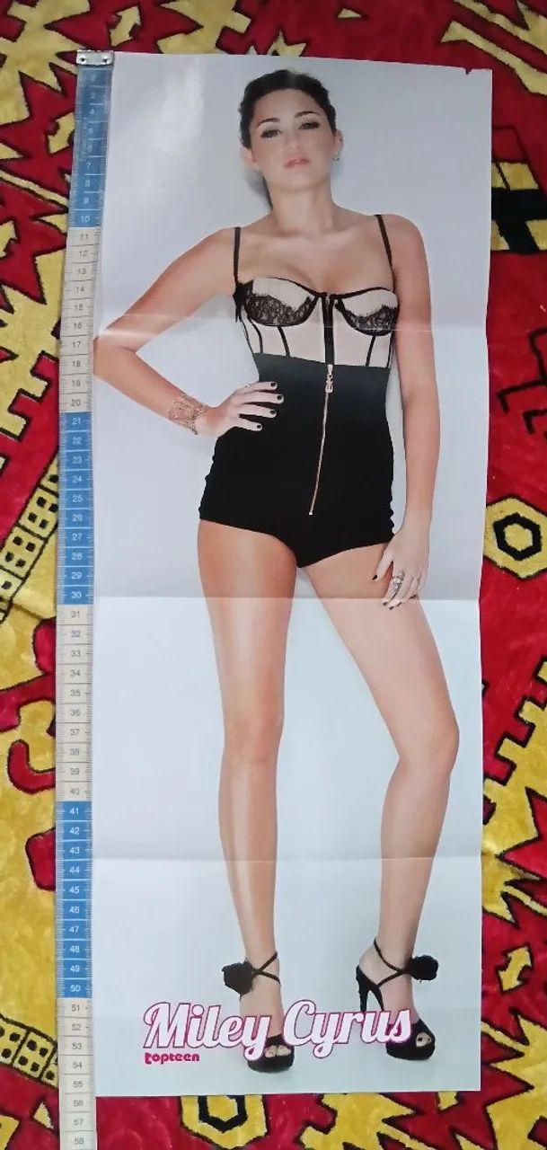 Pôster duplo Lady Gaga e Miley Cyrus  - Foto 2