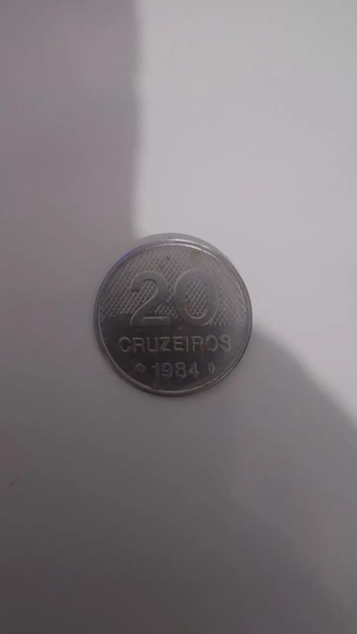 Moeda de 20 cruzeiros para colecionadores
