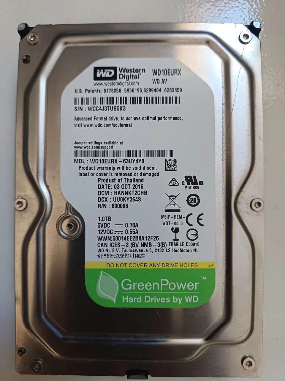 Hd 1tb wd Green cftv dvr nvr cpu  - Foto 4