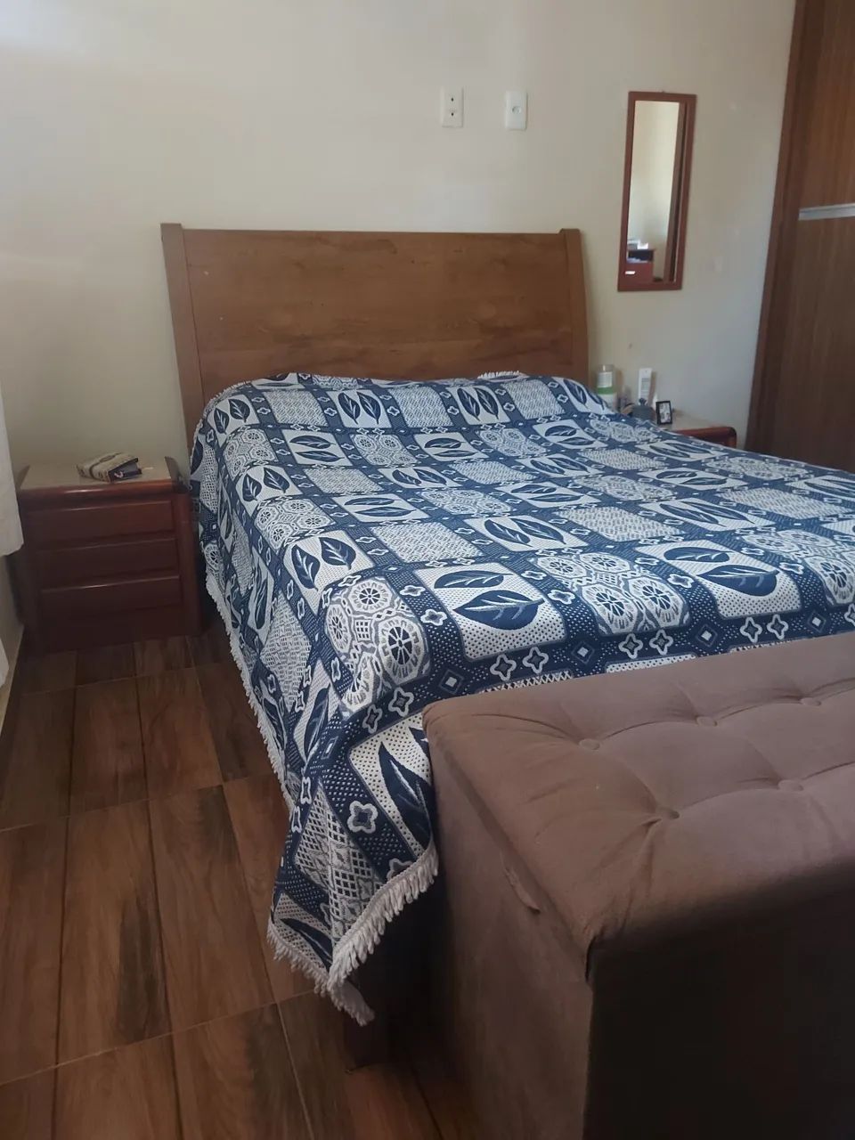 Cama casal com colchão Orthocrin 