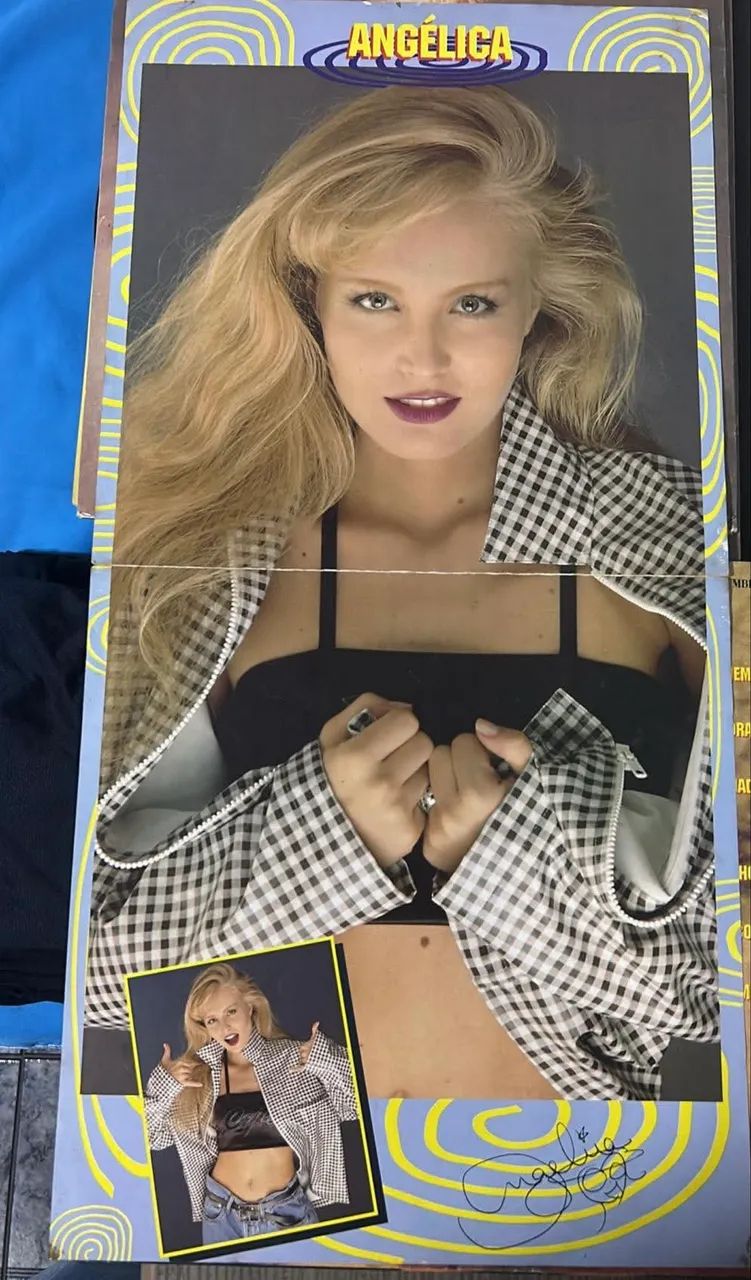Lp Angélica - 1995 - Vou Ficar  - Foto 3