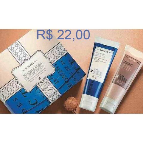 Estojo Kit Pimenta Rosa Leite De Coco Korres