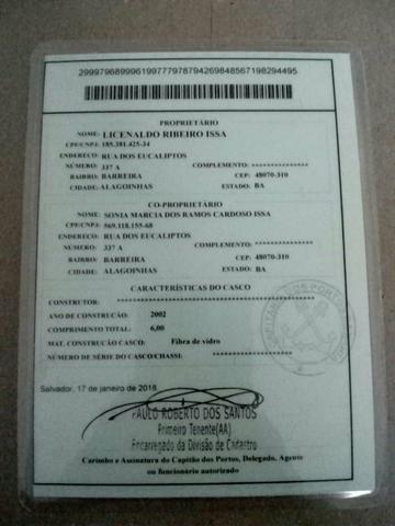 Vende-se lancha de fibra de vidro - Foto 2