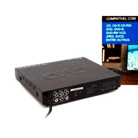 Aparelho DVD Player Rca 2.0 Canais USB Mp3 Cd Ripping Karaoke Knup Preto KP-D103 Bivolt - Foto 5