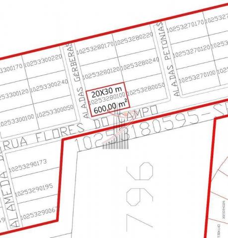 Terreno à venda, 600 m² por R$ 140.000,00 - Cond. Rose Garden - Foz do Iguaçu/PR - Foto 13
