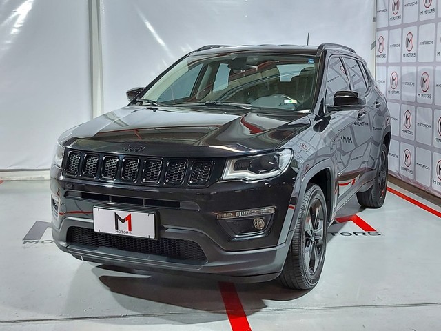 JEEP COMPASS LONGITUDE 2.0 FLEX AUTOMÁTICO 6M 2017 PRETO