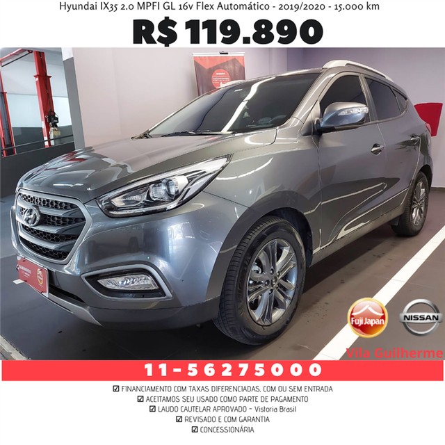 HYUNDAI IX35 2.0 MPFI GL 16V FLEX 4P AUTOMÁTICO