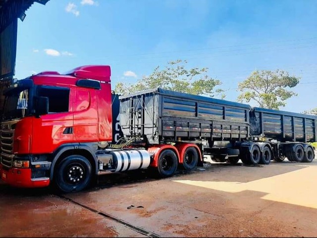 SCANIA 2018 BI CAÇAMBA