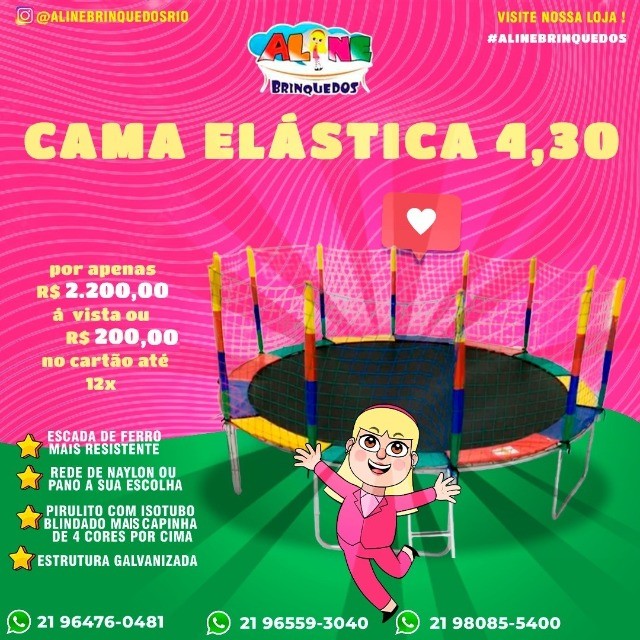Cama Elástica 4.30M