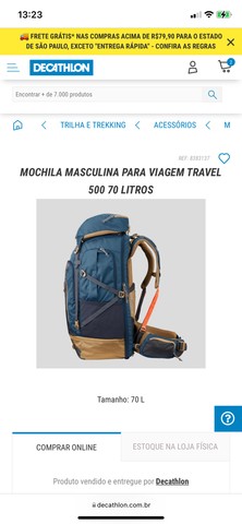 decathlon forclaz 70l