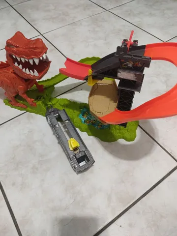 Pista Radical Ataque Do T-rex Hot Wheels Mattel