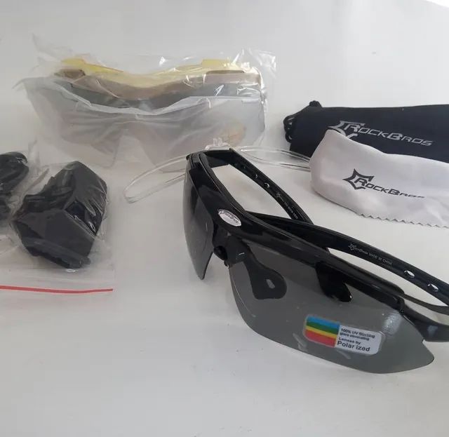 Óculos para ciclista Rockbros lentes intercambiáveis - Foto 5