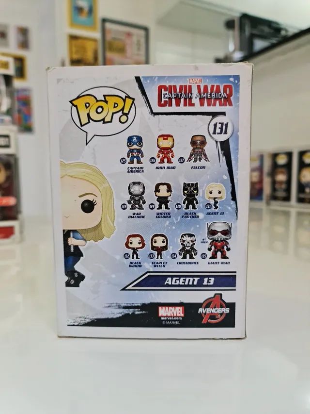 Funko Pop Captain America Civil War Agent 13 #131